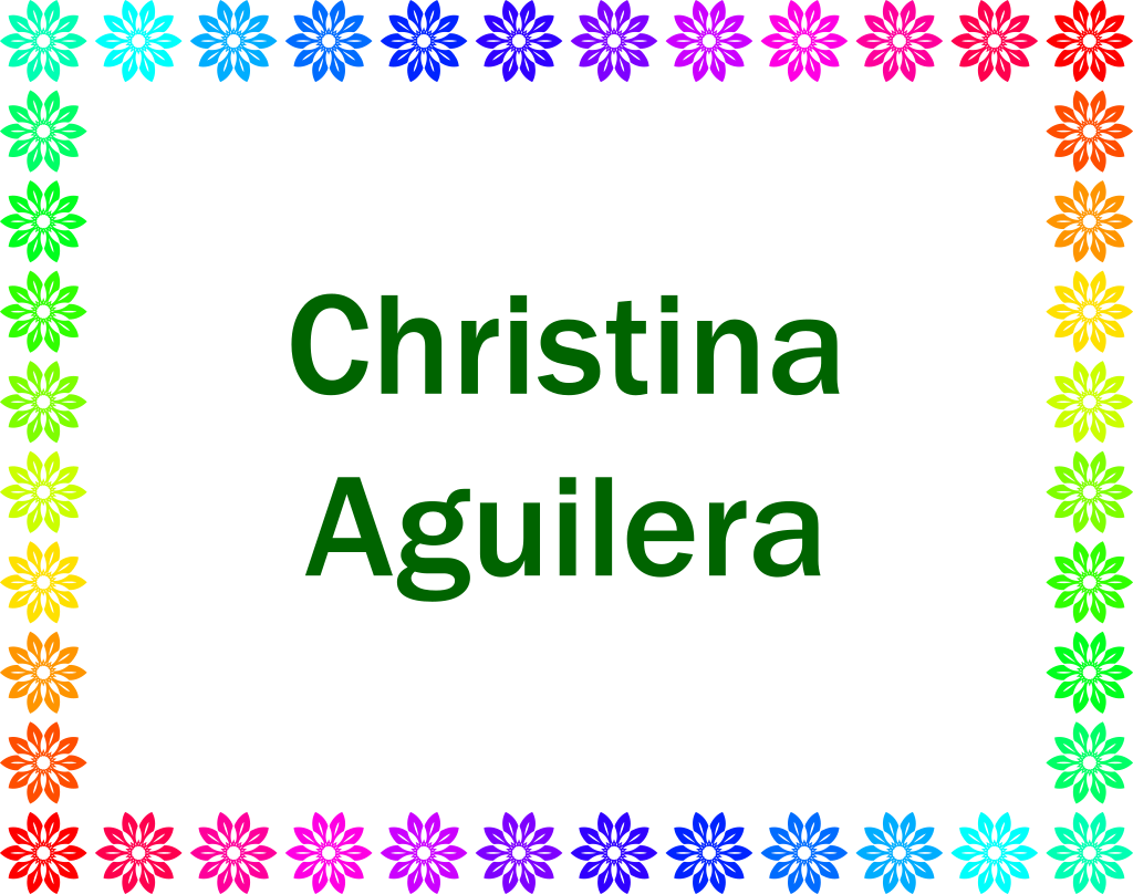 Christina Aguilera fotka, foteka